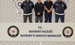 Bayburt'ta 2 düzensiz göçmen yakalandı