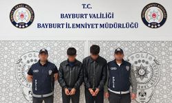 Bayburt'ta düzensiz göç operasyonlarında 5 şüpheli yakalandı