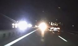Otobanda tersten gelen otomobil kazaya davetiye çıkardı