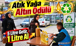 Şiran’da atık yağ getirene ödül: İlk üç kişiye çeyrek altın