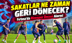 Fırtına'da Rizespor Öncesi Alarm!; Sakatlar Ne Zaman Geri Dönecek?