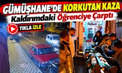 Gümüşhane’de Korkutan Kaza: Kaldırımdaki Öğrenciye Çarptı