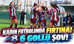 Trabzonspor Kadın Futbol Takımı'ndan 1207 Antalyaspor'a 6 Gollü Tarife! Zirve Takibi Sürüyor