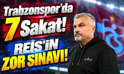 Trabzonspor'da Gaziantep FK Maçı Öncesi Kötü Haber! 7 Futbolcunun Sakatlığı Sürüyor