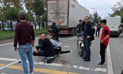 Akçaabat’ta Motosiklet Kazası: Sürücü Hastaneye Kaldırıldı