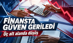 Finans Sektöründe Güven Geriledi: Üç Alt Alanda Düşüş Var