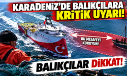 Trabzon Açıklarında Balıkçılara Uyarı! 10 Kilometreye Dikkat