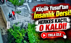 Herkes Okula Koşarken O Arkadaşını Bırakmadı! Adıyaman'dan Duygulandıran Görüntüler