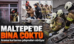 Maltepe''de 7 katlı bina çöktü: Arama kurtarma sürüyor