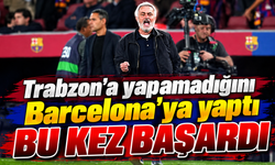 Mourinho Trabzonspor Maçında Yapamamıştı! Barcelona'da Aynı Hareketi Bu Kez Başardı