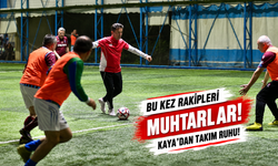 Ortahisar Belediye Başkanı Ahmet Kaya Bu Kez Halı Sahaya İndi: Muhtarlara Dikkat Çeken Mesaj!