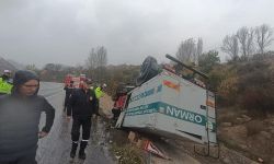 Giresun Orman Bölge Müdürlüğü Aracı Sivas'ta Devrildi! 3 Personel Yaralandı