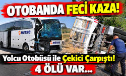 Manisa Akhisar’da Otobüs Kazası: 4 Kişi Hayatını Kaybetti