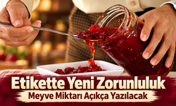 Reçel Etiketlerinde Meyve Miktarı Açıkça Yazılacak