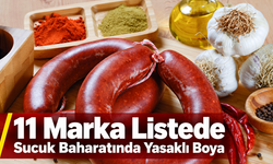 Sucuk Baharatında Yasaklı Boya Tespit Edilen 11 Marka Açıklandı