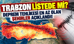 Deprem Tehlikesi En Az Olan Şehirler Açıklandı! Trabzon Listede Mi?