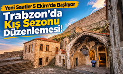 Trabzon’da Turistik Noktalarda Kış Tarifesi Başlıyor