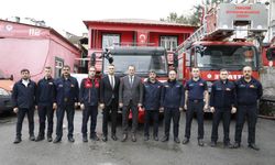 Başkan Osman Nuri Ekim'den Akçaabat itfaiyesine anlamlı ziyaret