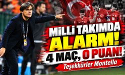 A Milli Takım’da Tablo Ağırlaştı: 4 Maçta 0 Puan, Gözler Montella’ya Çevrildi