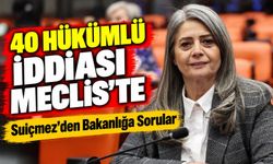 40 Hükümlü İddiası Meclis'te; Suiçmez'den Bakanlığa Sorular