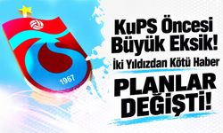 Trabzonspor'da Beşiktaş Derbisi Öncesi Çifte Şok! İki Yıldızdan Kötü Haber