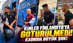 Trabzonspor'da KuPS Maçı Öncesi Büyük Şok! 10 Futbolcu Finlandiya'ya Götürülmedi