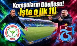 Trabzonspor 49. Randevuda Sahne Alıyor! Rizespor'a Karşı İşte O 11