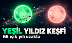 65 ışık yılı uzakta sıra dışı keşif: Yeşil yıldız görüldü