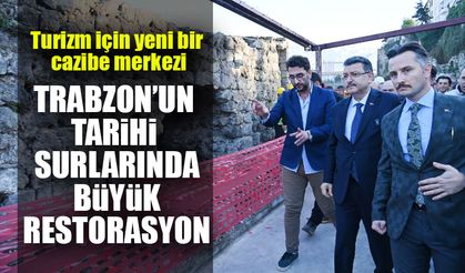Trabzon’un Tarihi Surlarında Büyük Restorasyon: Turizme Yeni Cazibe Alanı