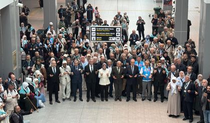 Ordu'dan ilk hac kafilesi dualarla uğurlandı
