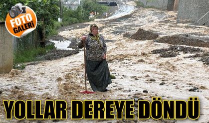 Trabzon Merkezde Felaket! Yollar Dereye Döndü, Hayvanlar Telef Oldu