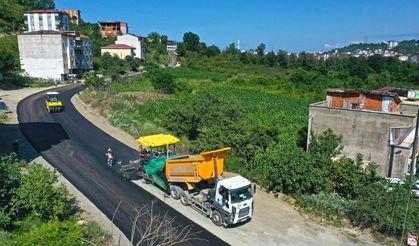 Sıcak Asfalt Çalışması Hız Kazandı! Ordu'da Dönüşüm Sürüyor