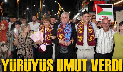 Of’ta Mattia Ahmet Minguzzi İçin Tek Yürek Yürüyüşü