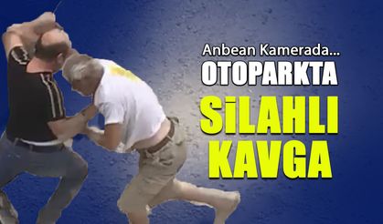 Otoparkta Silahlı Kavga! Anbean Kamerada...