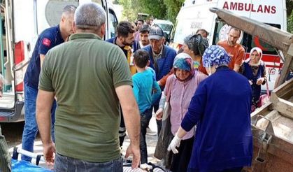 Samsun'da Traktör Devrildi! Yaralılar Var...