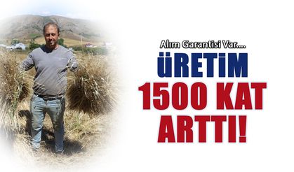 Üretim Bin 500 Kat Arttı! Alım Garantisi Var...