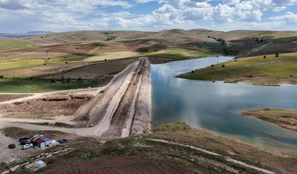 Uğrak Göleti’nde çalışmalar devam ediyor