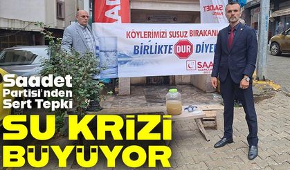 Şalpazarı’nda Su Krizi Derinleşiyor: Saadet Partisi'nden Yetkililere Çağrı