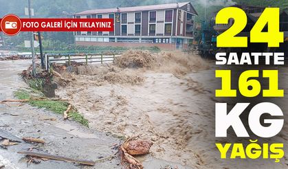 Rize'ye 24 Saatte 161 Kg Yağış Düştü: Sel ve Heyelanlar Hayatı Felç Etti