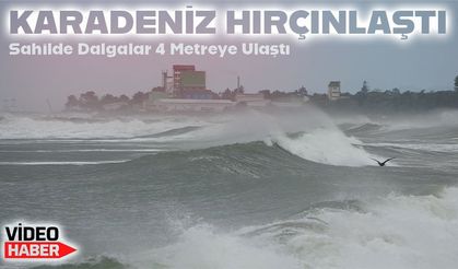Karadeniz Hırçınlaştı: Ordu Sahilinde Dalgalar 4 Metreye Ulaştı