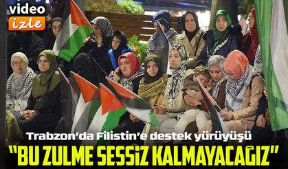 Trabzon’da İsrail'in Küresel Sumud Filosu'na saldırısı protesto edildi