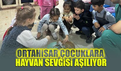 Ortahisar Belediyesi Çocuklara Hayvan Sevgisi Aşılıyor