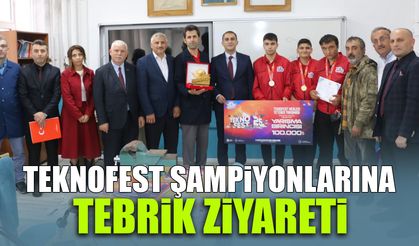 TEKNOFEST Şampiyonlarına Tebrik Ziyareti