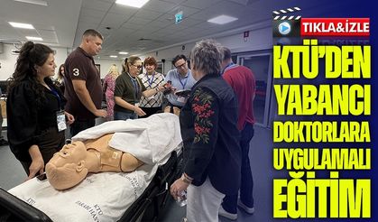 Yurt Dışından Trabzon’a Gelen Doktorlar KTÜ’de Vaka Pratiği ile Deneyim Kazanıyor