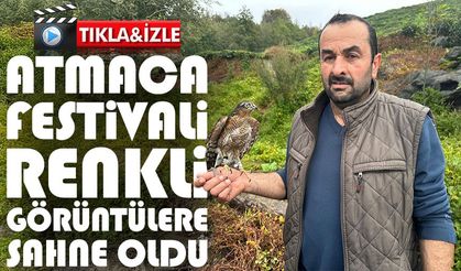 Rize'de Atmaca Salma Festivali Renkli Görüntülere Sahne Oldu