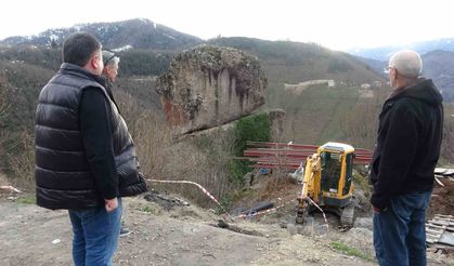 Efsaneyi duyan geliyor, Gelin Kayası turizme kazandırılıyor