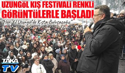 Kar Üzerinde Horon, Meşaleli Yürüyüş: Uzungöl Kış Festivali Coşkulu Geçti