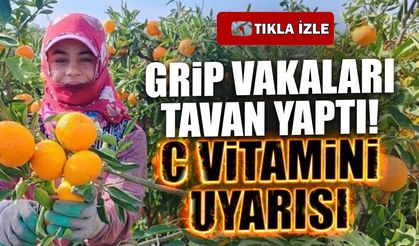Uzmanlardan C Vitamini Uyarısı! Grip Vakaları Tavan Yaptı...