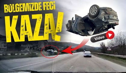 Bölgemizde Cenaze Dönüşü 4 Kişinin Yaralandığı Kaza Kameraya Yansıdı