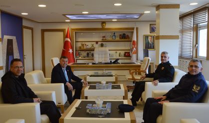 Tuğgeneral Bakçepınar'dan Havza Belediyesine ziyaret